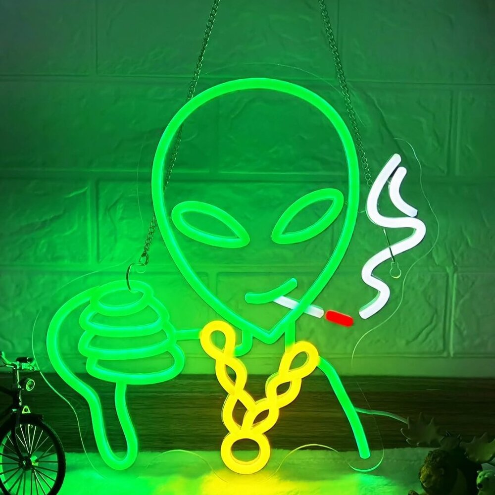 Alien Neon Sign